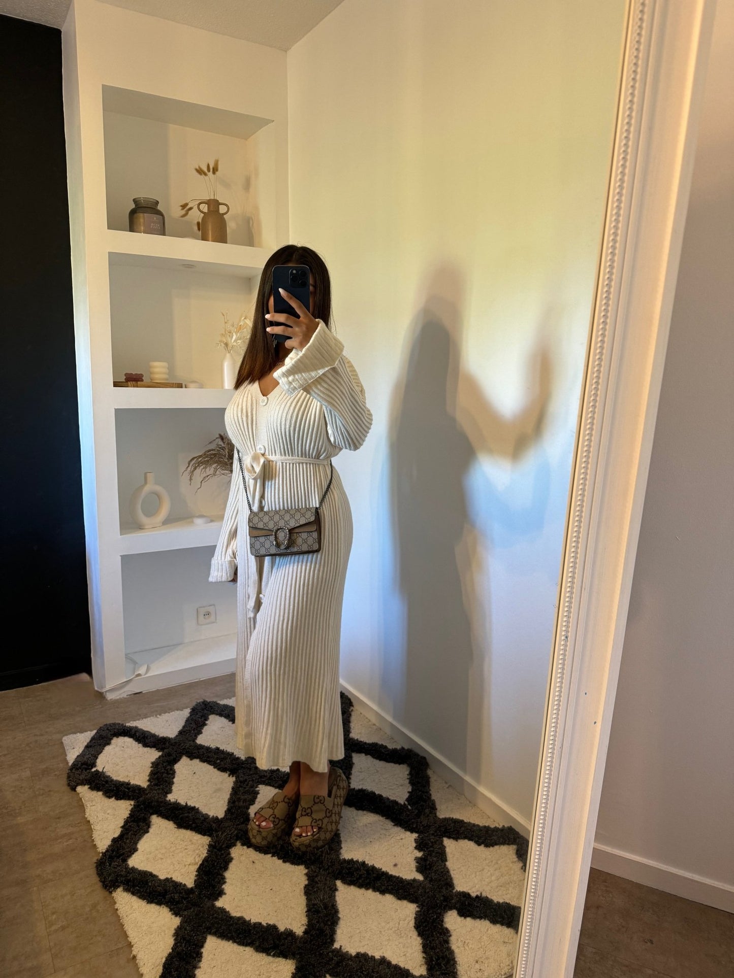 Robe Pull blanche - JADE - HALWAA