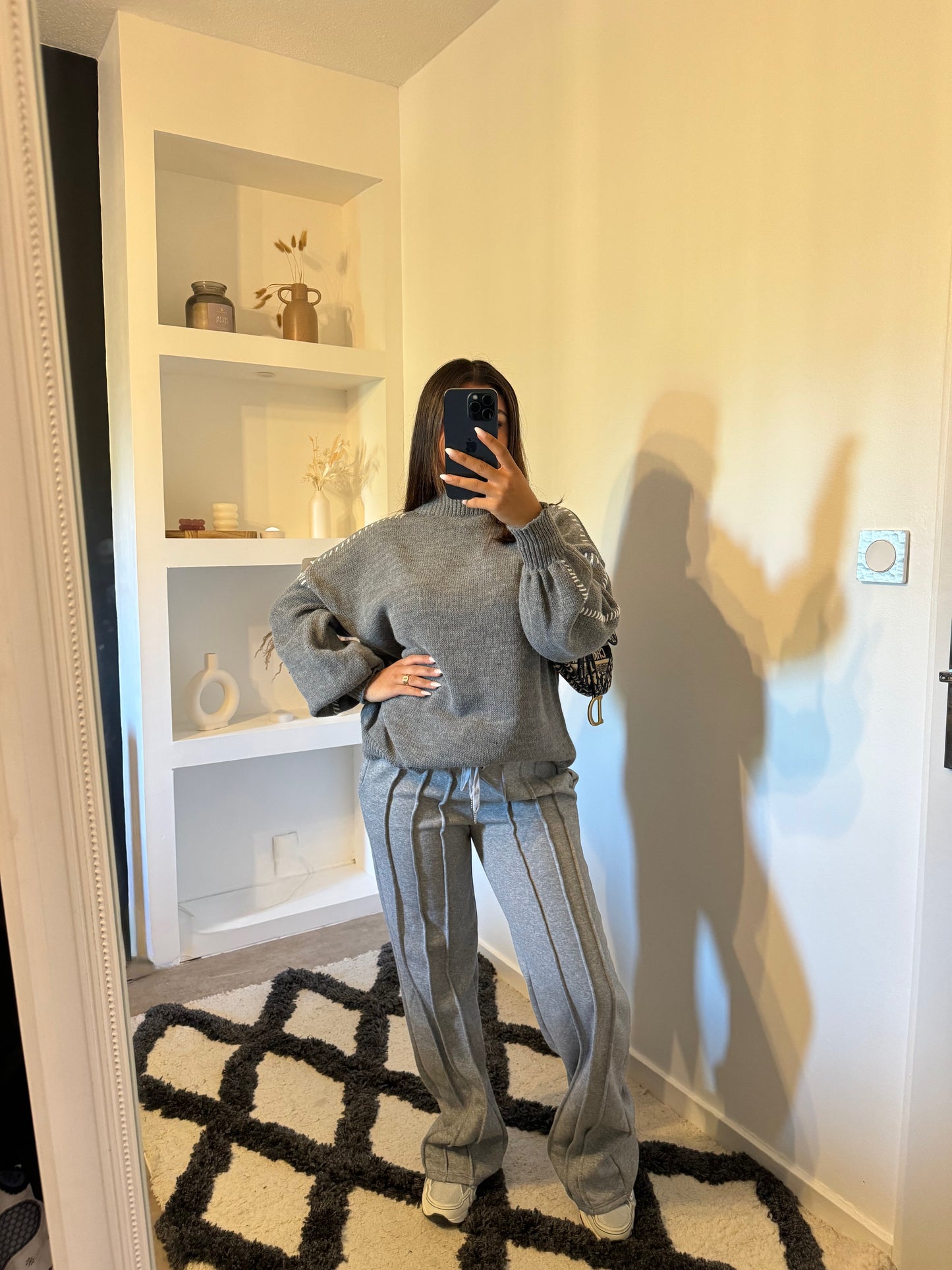 Pull en maille gris - MIA