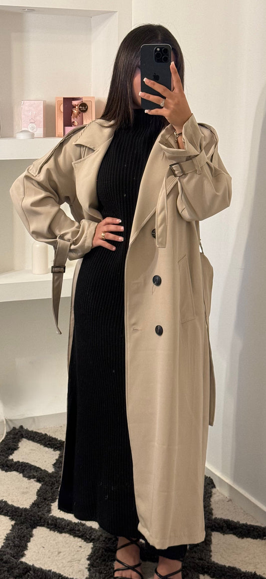 Trench long beige - ALMA