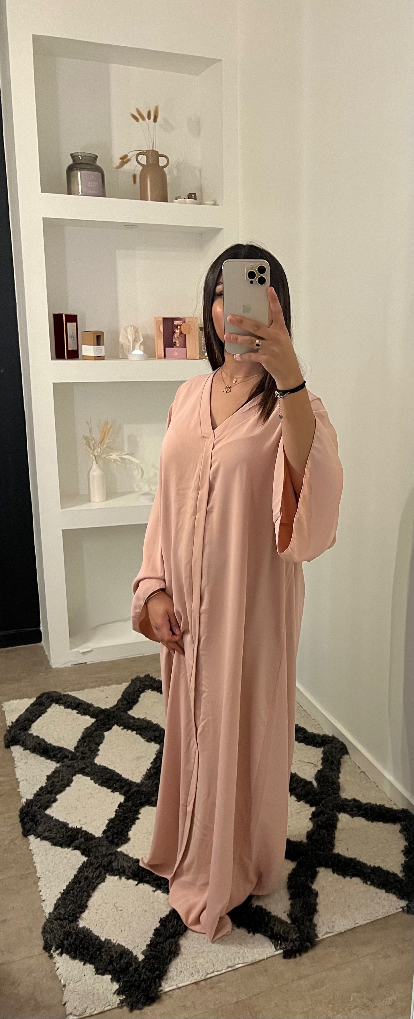 Robe fluide rose - KAYA