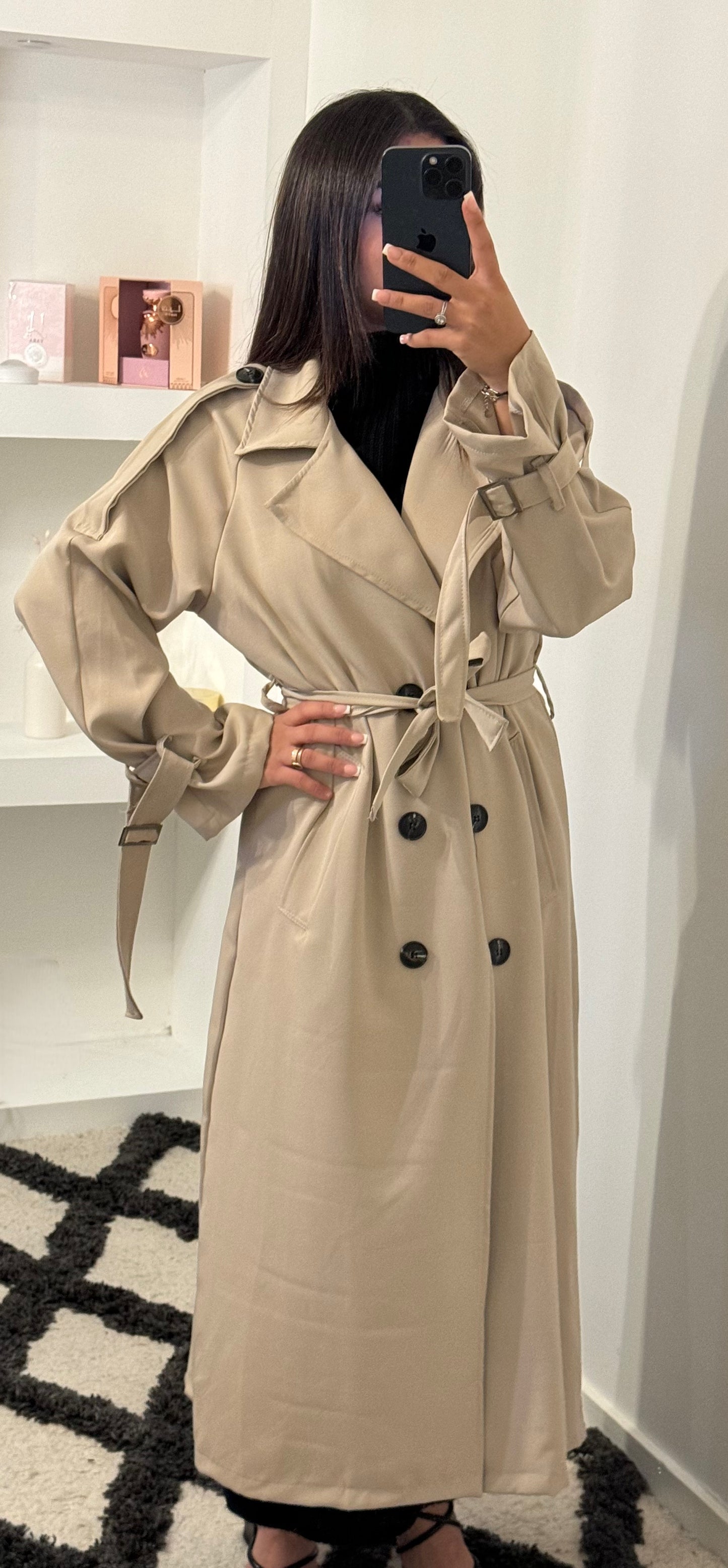 Trench long beige - ALMA