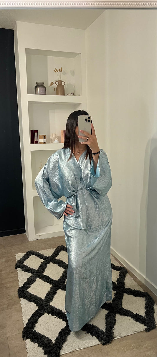 Robe brillante bleu - TIA