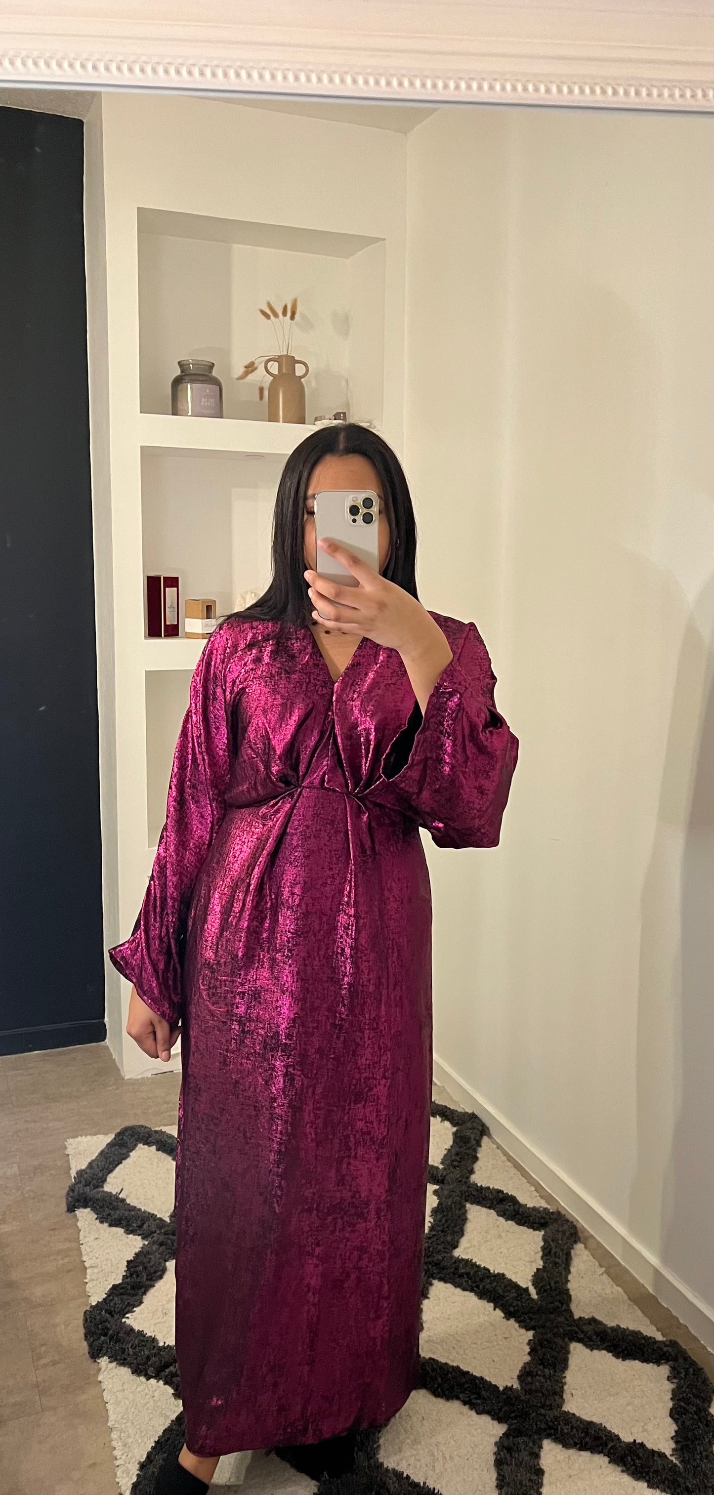 Robe brillante violette - TIA