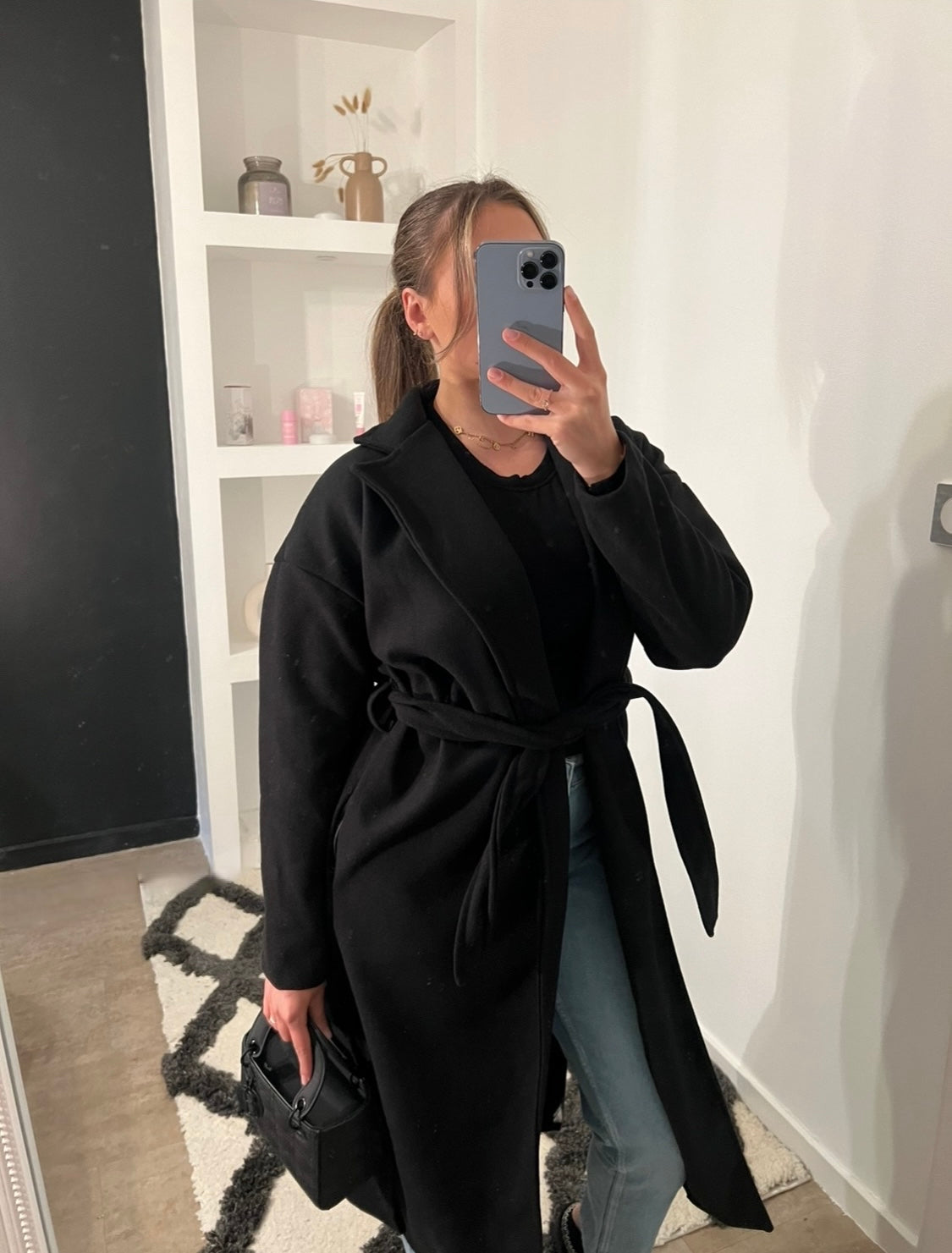 Veste trench noir - SAMIA