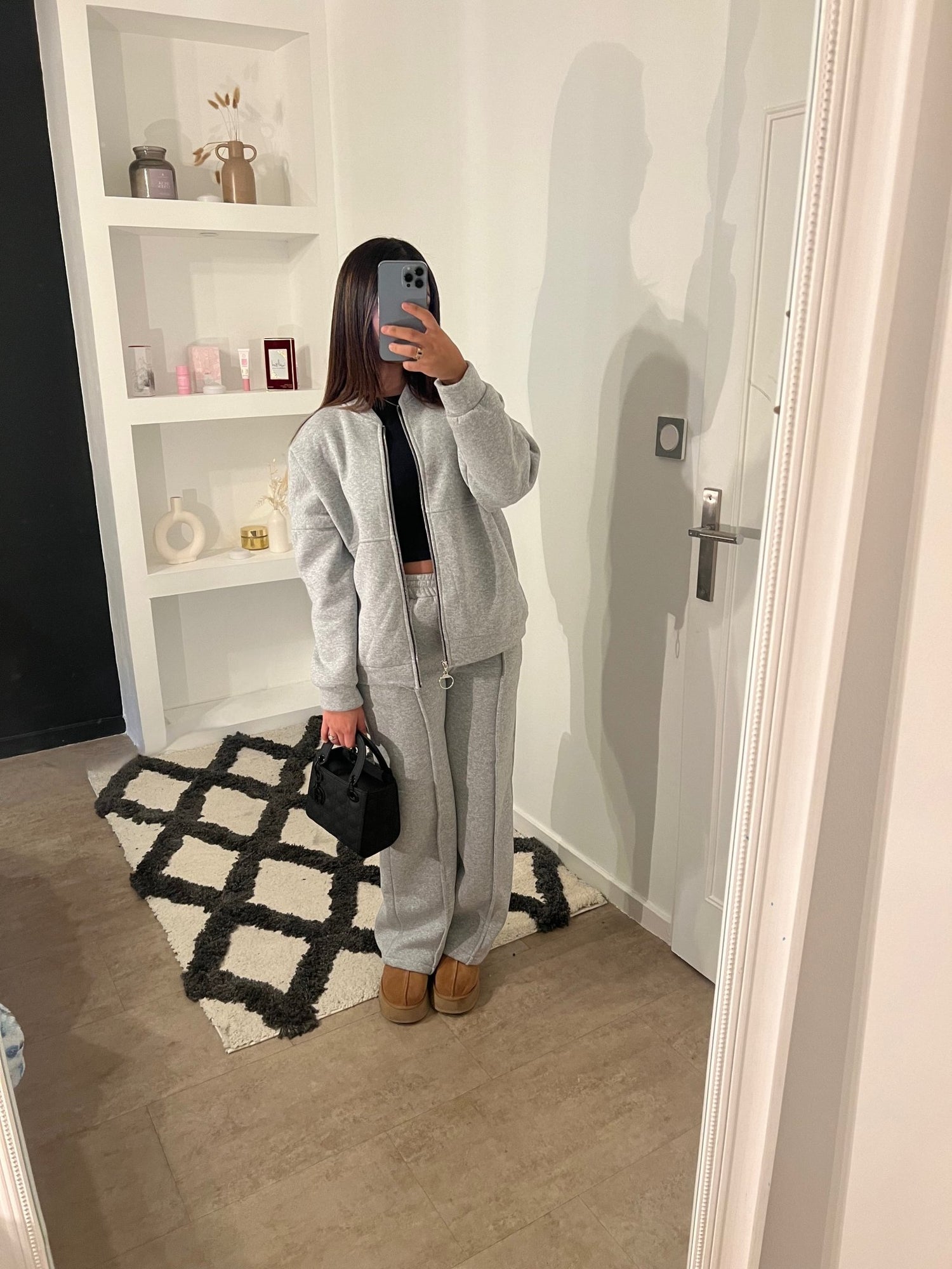 Ensembles jogging et veste gris - ZAHYA - HALWAA